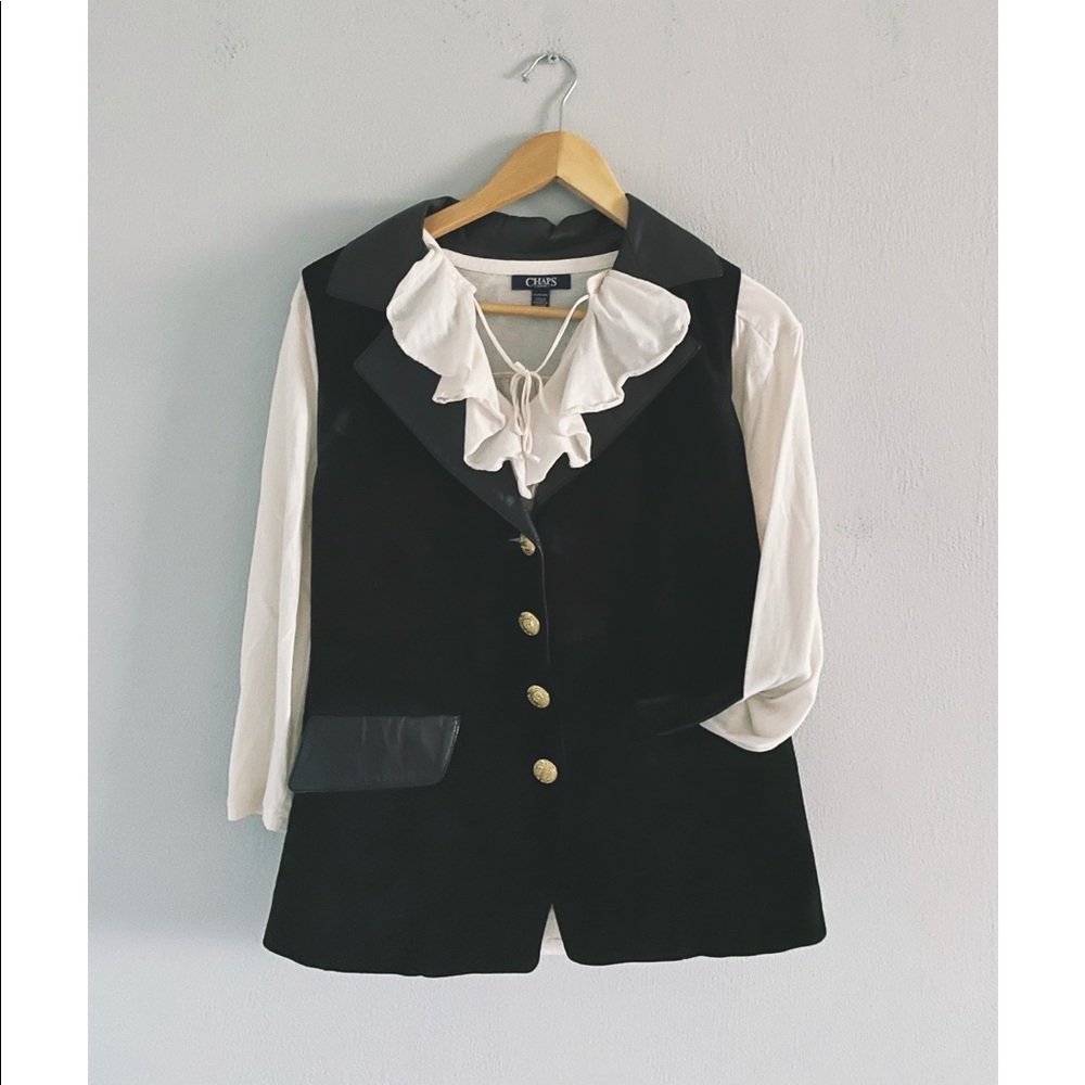 Vintage 1980’s-1990’s Leather Vest